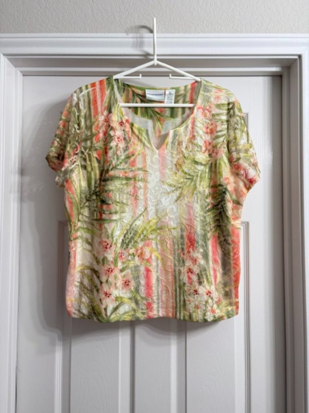 Alfred Dunner Petite Women's Multi-Color Blouse, Size Petite XL